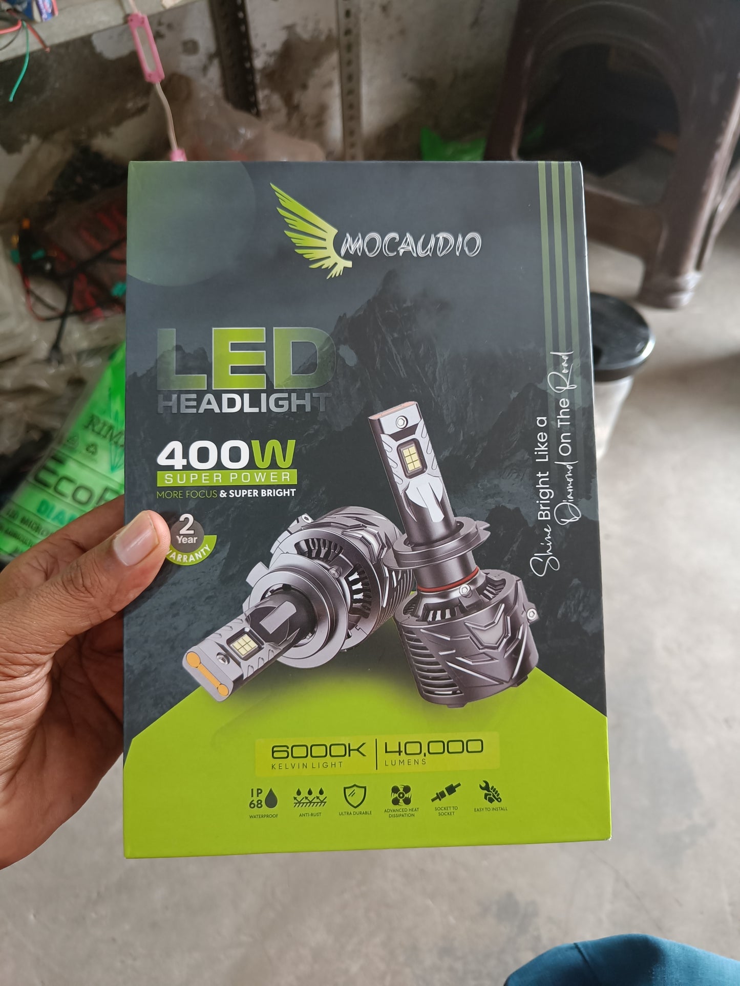 MocAudio 400W Led Headlight (2 Year Warranty)