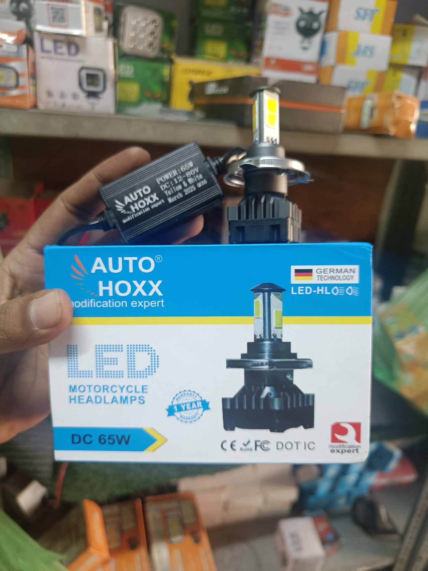 Auto Hoxx 65W White Yellow Headlight ( 1 Pcs )