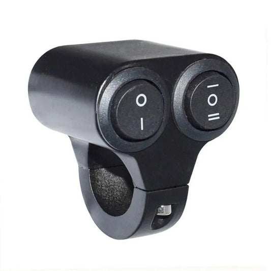 7/8-inch Metal 12V Switch (1WAY / 2Way) Control for Headlight, Fog Light, Horn, Hazard Control