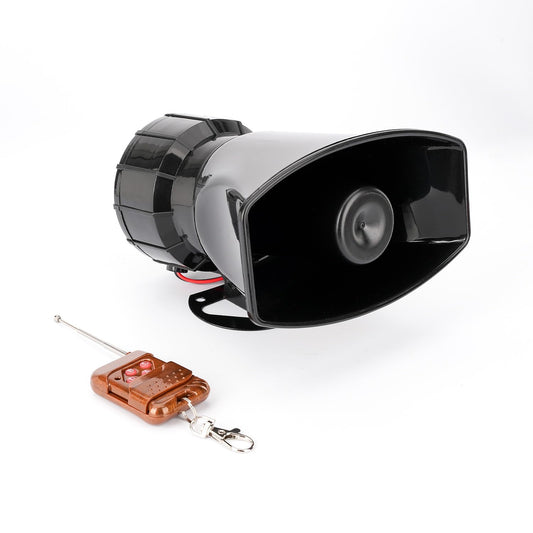 7 Tone Wireless Loud Siren Horn with Remote Controller,12V 100W