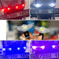 Universal Fly Wings Motoled RGB Flashing Modes LED Light for bikes (2 Pcs)