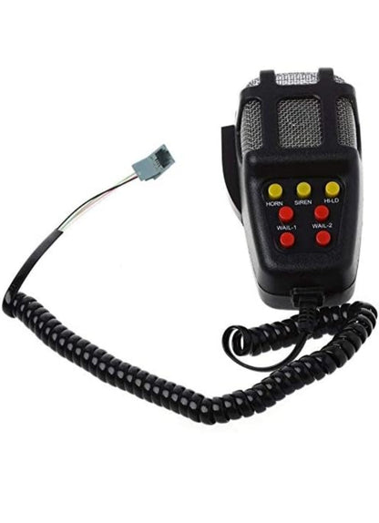 Imported 100W Car 7 Tone Sound Siren Speaker 12V Vehicle Horn With Mic PA Speaker