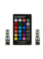 T10 Multicolor LED Parking Bulb with IR Remote Set of 2