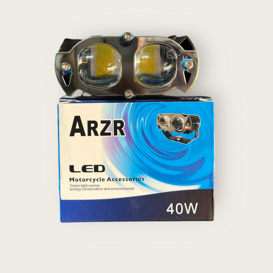ARZRG 40W Dual Lens Fog Lamp Motorbike, Car, Van LED (12 V, 20 W)  (Universal For Bike, Universal For Car, Pack of 1)