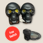 Skull Style Fog Light SpotLight Lamp Waterproof, 12V (DC) 30W Universal Fit 2 Pack