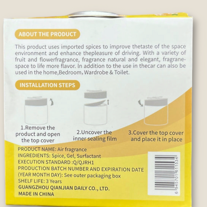Black Odor Car Perfume Bubble Gum Spheres | Long-Lasting Bubble Gum Fragrance for Your Car Air Purifier