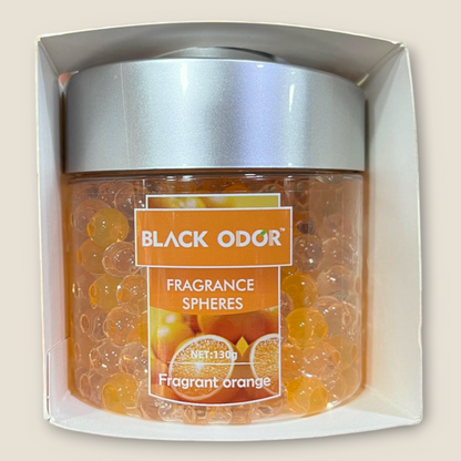 Black Odor  Orange Flavor Car Perfume Bubble Gum Spheres | Long-Lasting Bubble Gum Fragrance for Your Car Air Purifier