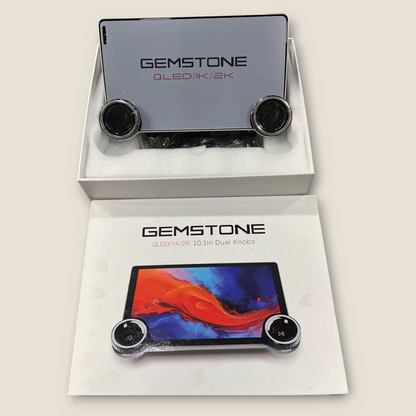 Gemstone 10.1 inches Qled 1K car Android Sterio Music System Universal for all cars (4gb + 64gb)