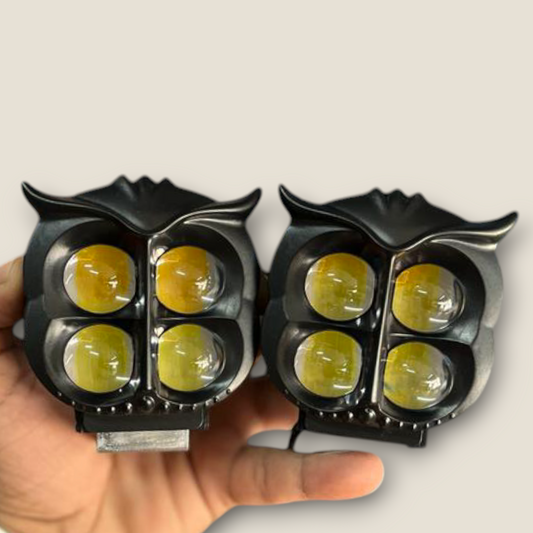 HJG 40W 4 Lens LED Owl Led Fog Lights ( Pack of 2 )