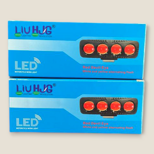 LIU HJG Original Future 40W Laser 4 Lens Dual Colour (Yellow /White) LED Fog Light Latest 2025