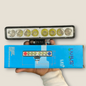 1 PC HJG 40watt  8 Led Sleek Bar Light with Red Blue Flasher