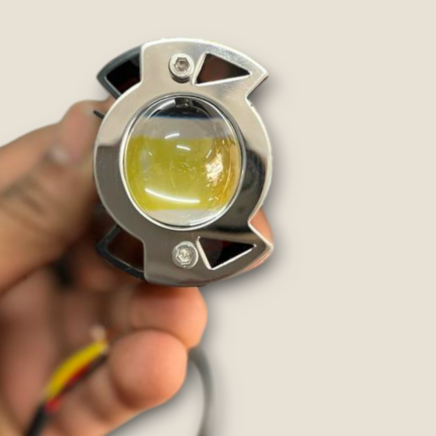 LIU HJG 30W Yellow/White Motorcycle Mini Driving Fog Light  Motorcycle Spot Light with  1 YEAR WARRANTY