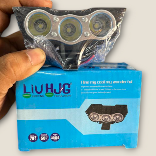 HJG 30W Owl Eye LED Fog Light with 3 Mode Function High Beam/Low Beam & Flashing for Bike/Motorcycle and Cars
