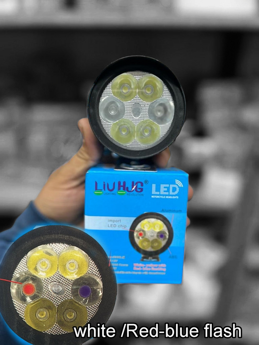 HJG 36W/Pair Original White/Red-Blue Flashing Led Fog Light (1 piece)