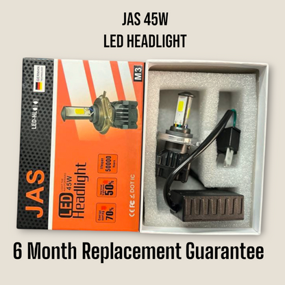 JAS 45W Led Headlight for Car and Motorcycle (1 Pcs)