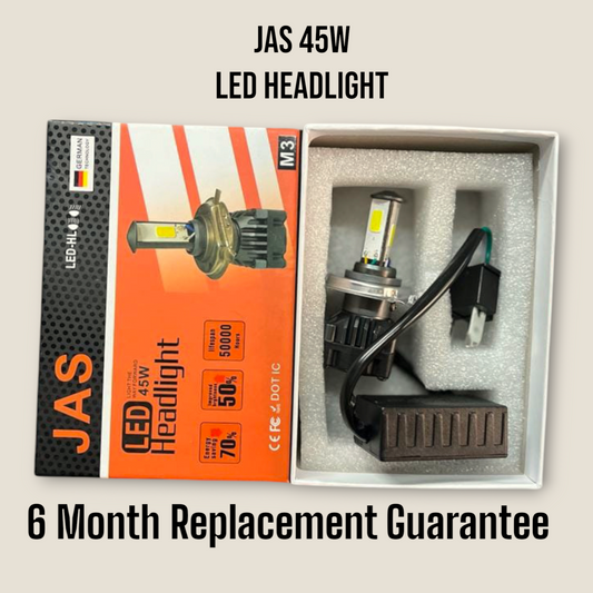 JAS 45W Led Headlight for Car and Motorcycle (1 Pcs)