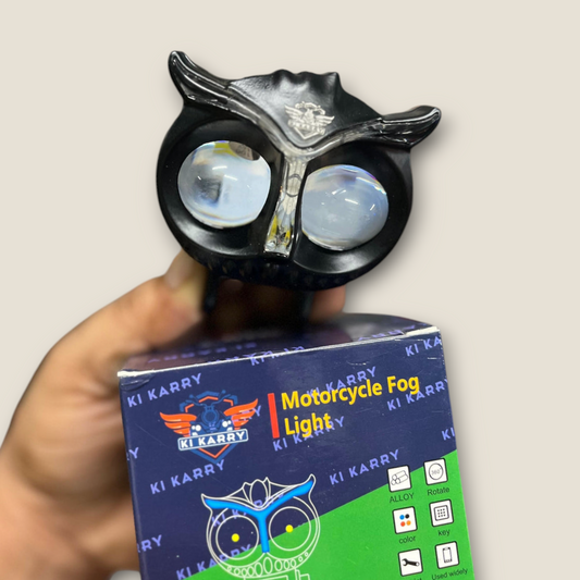 KiKarry 40W Owl LED Fog Light with RGB DRL (1 piece)