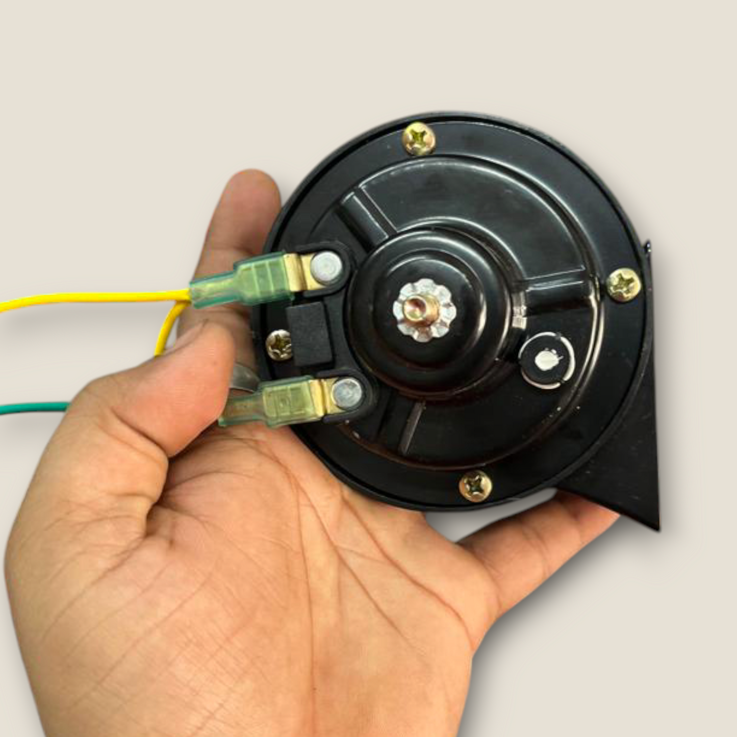 KiKarry Trumpet Horn 12v (Pack of 2) with Free Wiring and 6-month full replacement guarantee