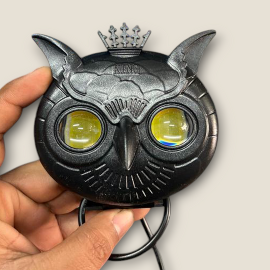 BAOBAO King Owl Led fog light 9 Mode 9 Color Spotlight motorcycle lamp for universal vehicles with Turn On/Off Switch