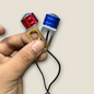 10W Metal Body STROBE LIGHT with 3 Mode (1 Pair) Universal for Bikes and Car
