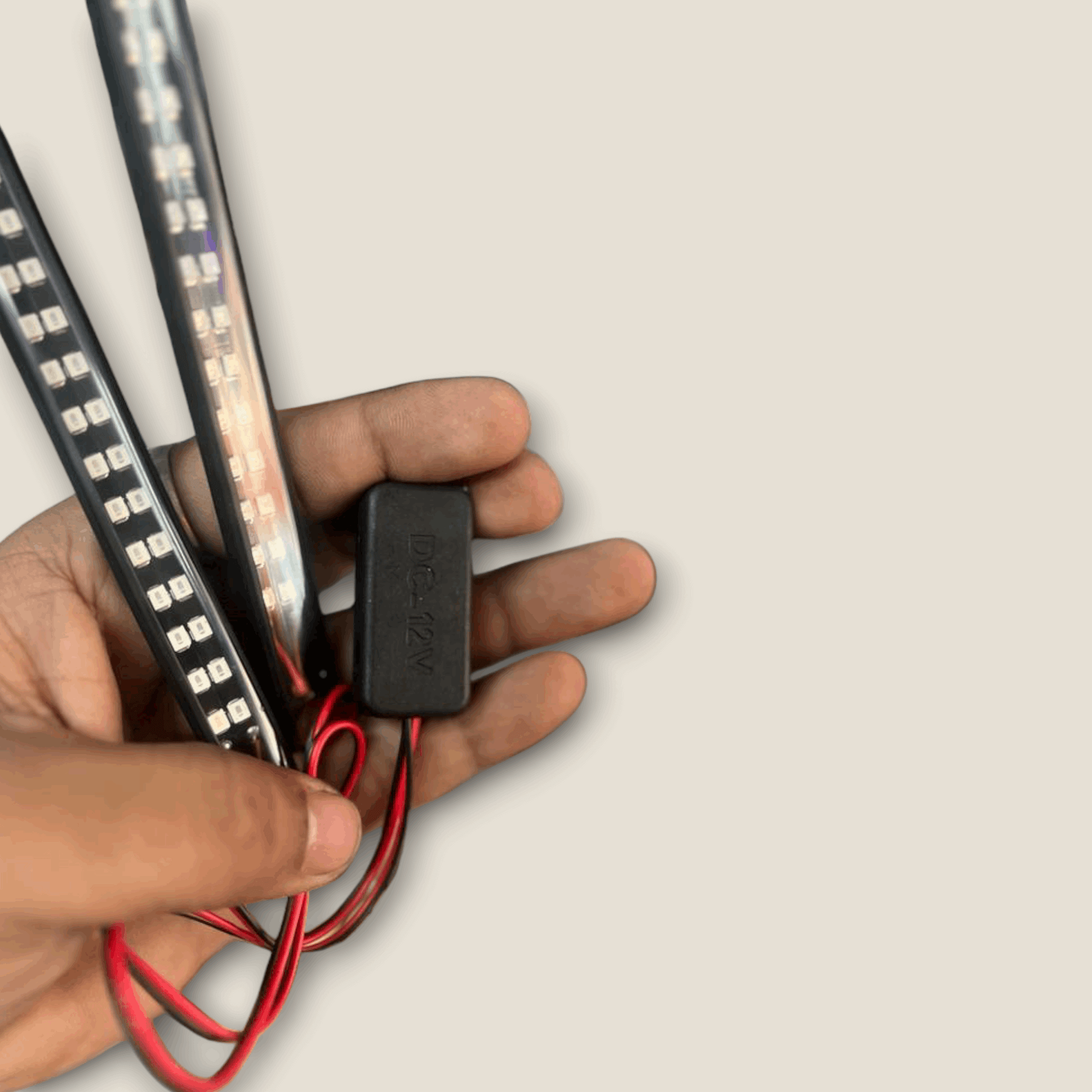 8 Mode Red and Blue 2x Universal LED Strip Lights