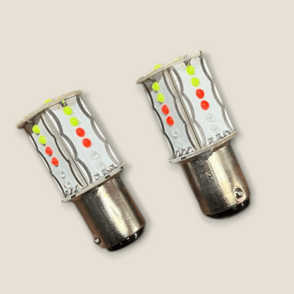 RGB Motorcycle Strobe LED Brake Tail Light (Pack of 2)