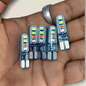 RGB LED Parking Bulb and Meter Bulb for Car and Motorcycle (Pack of 5)