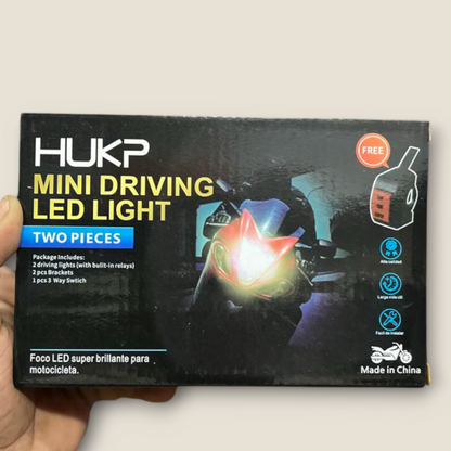 40W HUKP Mini Driving Light High and Low Beam Yellow / White LED Aniti Fog For Cars / Motorcycle