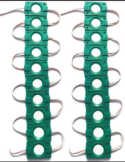 Under-Glow Coin LED Module Strip Light Decoration Interior Light 20 PCs 12V DC for Car, Motorbike (Universal For Bike, Pack of 20)