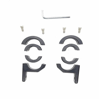 Universal Fog Light Clamp for Bike Headlight Mount (Set of 2)
