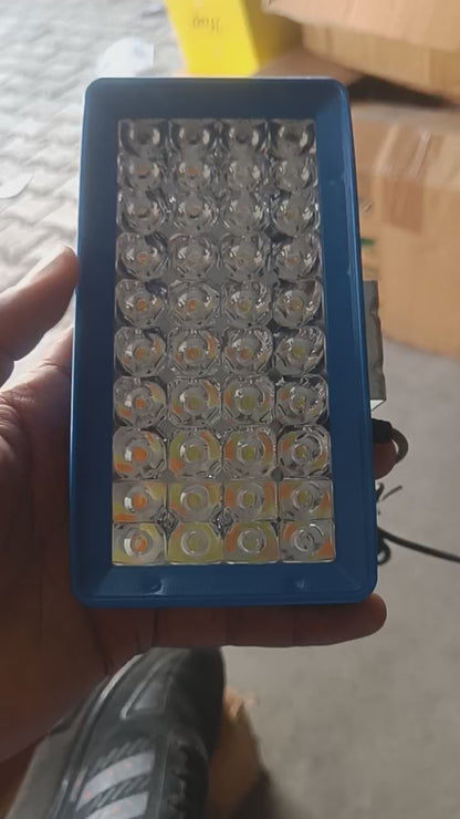 JAS 60W 40 Beads Led External Spot Light | White, Warm White and Yellow Colour | Flashing Mode