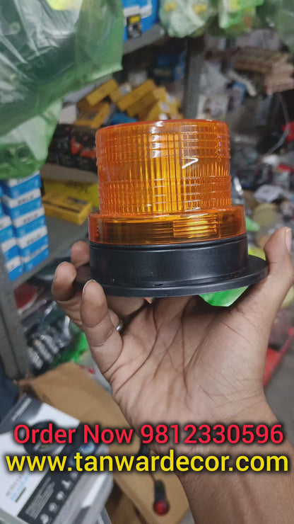 LED Rotating Amber Strobe Beacon Light