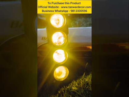 BAOBAO 20W 3 LED 4 in 1 Mode Powerful Focus LED Fog Light, Reflecting 5 Modes White, Yellow, Yellow&White, Y&W Flashing