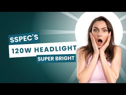 SSPEC 120W S3 LED HEADLIGHT ( Pack of 1 )