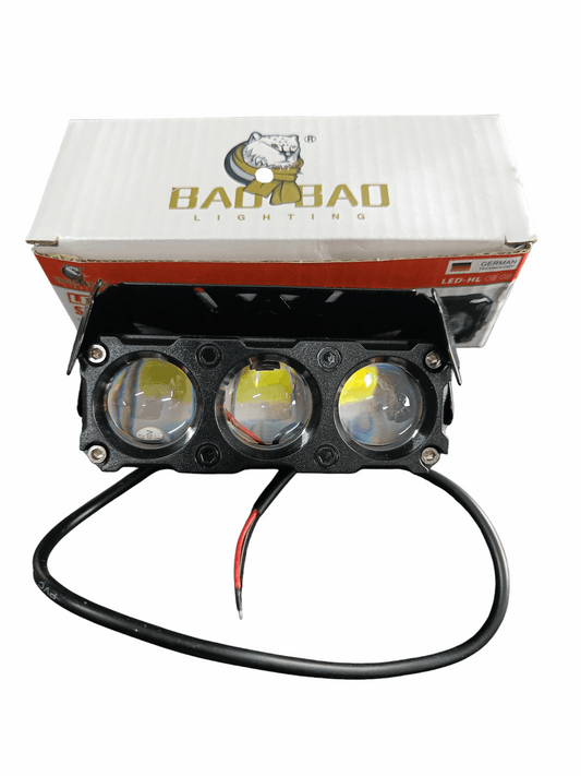 BAOBAO 20W 3 LED 4 in 1 Mode Powerful Focus LED Fog Light, Reflecting 5 Modes White, Yellow, Yellow&White, Y&W Flashing