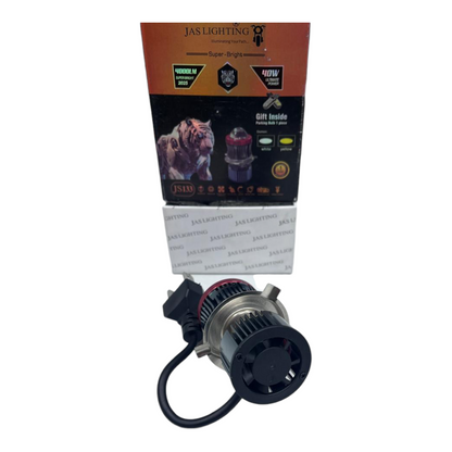 JAS JS-133 40W Dual Color LED Projector Headlight | 4000 Lumens with Free Parking Bulb