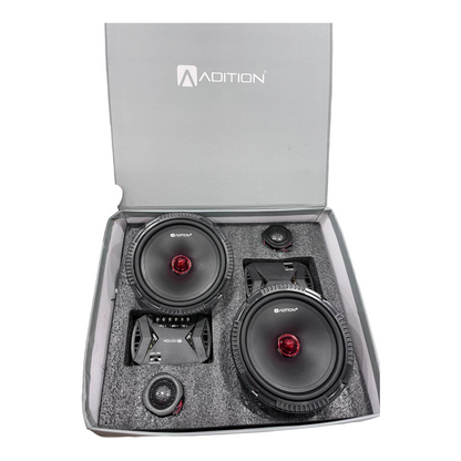 Adition 6.5Inch Component Speakers set with 1 Year Warranty