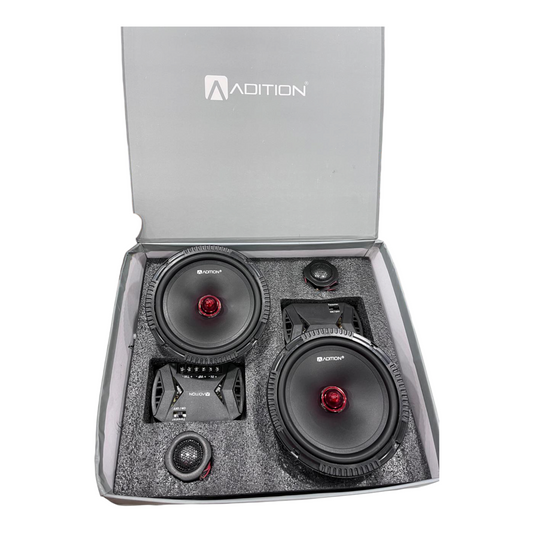 Adition 6.5Inch Component Speakers set with 1 Year Warranty