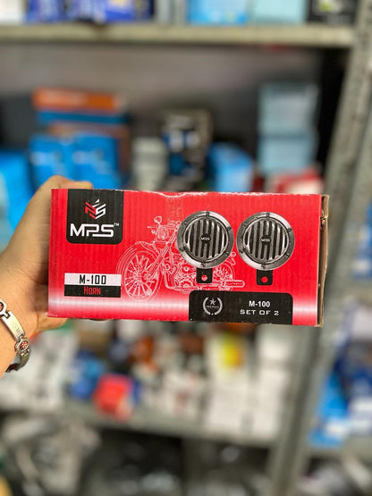 MPS Vibrosonic Silver Grill Horns (pack of 2) free wiring