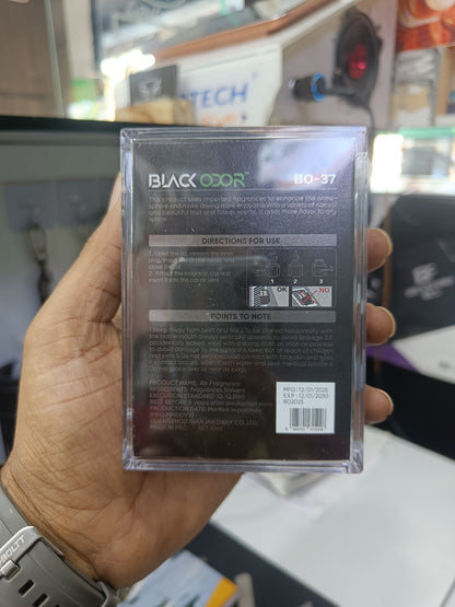 BLACK ODOR BB-L96 Premium Agarwood Car Perfume (10ml) – Luxury Crystal Bottle Car Interior Deodoriser | Long Lasting Car