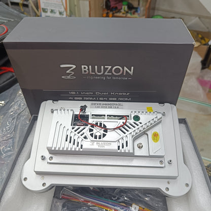 BLUZON 10.1-Inch Android 13 Car Infotainment System | QLED IN-CELL Display | 4GB RAM 64GB ROM