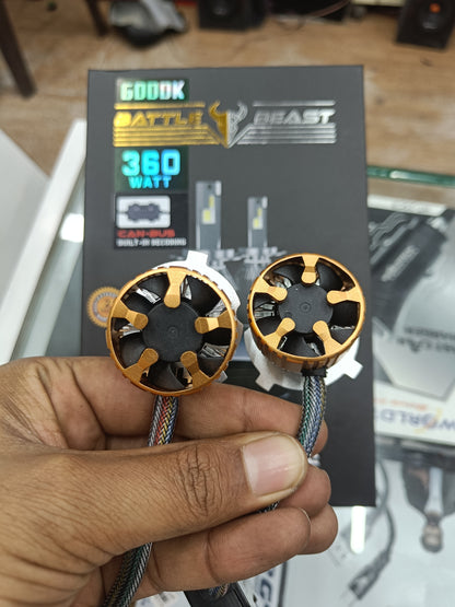 360W Battle Beast Headlight with 2 Year Replacement Warranty