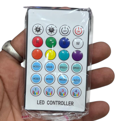 Universal Car Dashboard RGB Ambient Light | 64 Colors Music Sync with App, USB & Remote Control