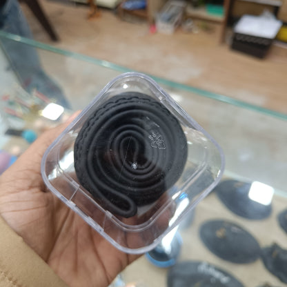 Motogear Universal Leather Steering Wheel Cover | Non-Slip Grip | Breathable & Comfortable | Black (37–39 cm)