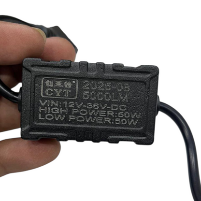 CYT 100W Dual Colour LED Headlight – 4-in-1 Function | Waterproof | 1-Year Guarantee