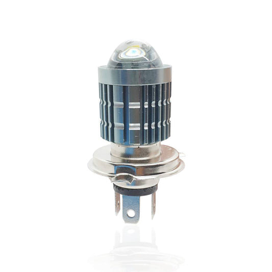 Universal 40W H4 Double Colour Lens LED Headlight With High & Low Beam ( Yellow & White)