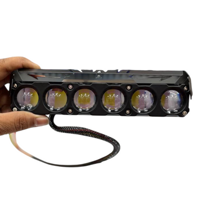 HJG 6 Lens 70W LED Fog Light (Single Piece) | Waterproof High Power Fog Lamp