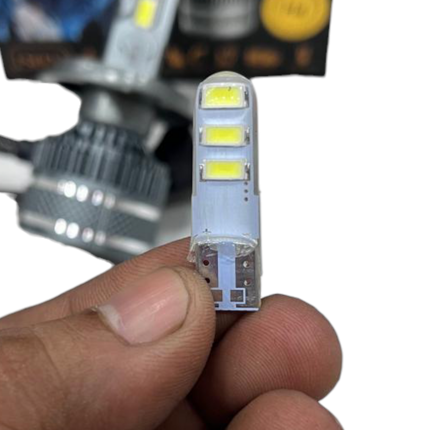 JAS 125W 12,500LM LED Headlight with Free Parking Bulb – Waterproof | 1-Year Guarantee