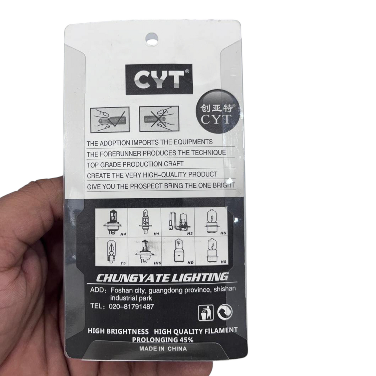 CYT Tri-Colour LED Headlight with Flash Mode | Fanless Design | Easy Installation | 6-Month Replacement Guarantee