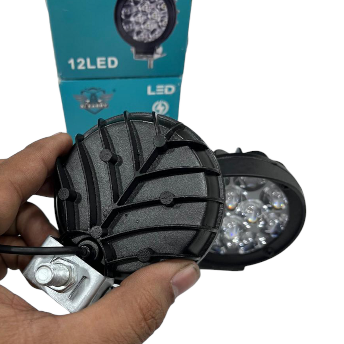 Karry 12 LED Fog Lights (Pair) | 24W per Piece | Waterproof | Easy Installation | 6 Month Guarantee